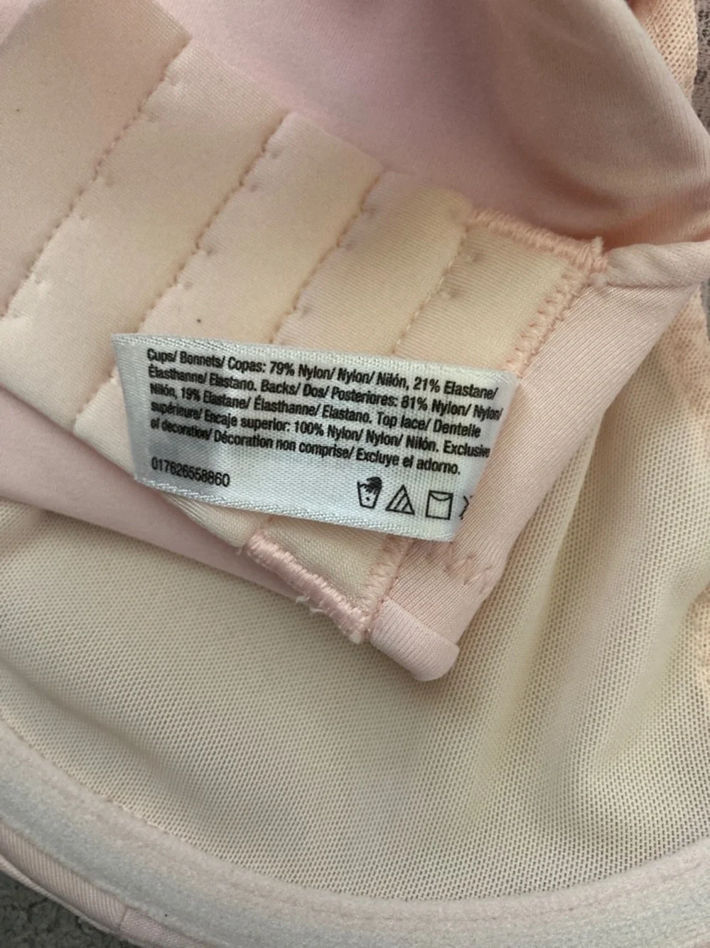 LILYETTE Enchantment light pink unlined bra, 40DDD.